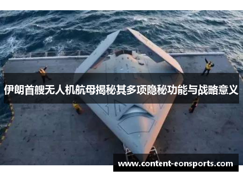 伊朗首艘无人机航母揭秘其多项隐秘功能与战略意义