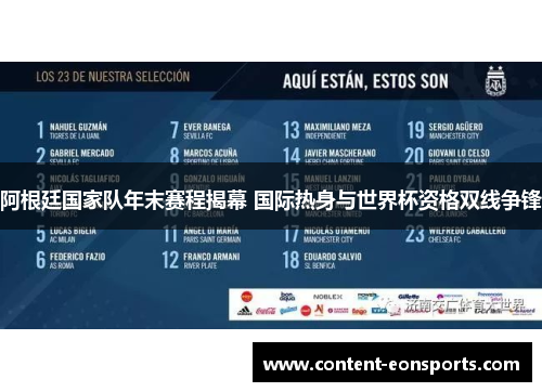 阿根廷国家队年末赛程揭幕 国际热身与世界杯资格双线争锋